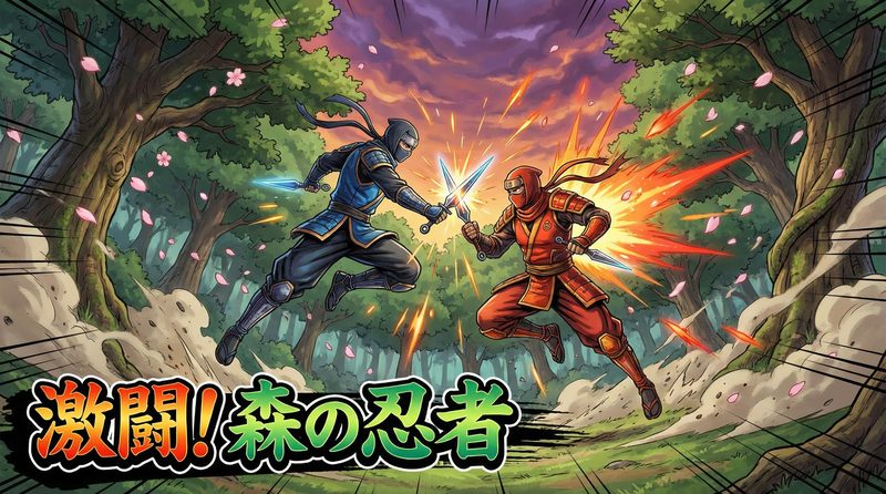 四虎原创动作视频 - 忍者森林激战